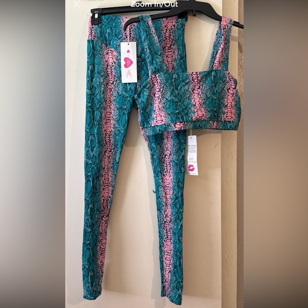 Vibrant Teal and Pink Set